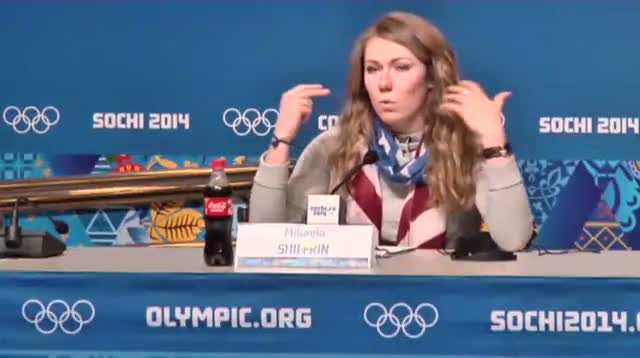 Watch Shiffrin Talks About Slalom Gold, and Mascara Video Video