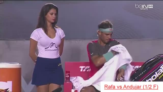 Watch Beautyful HOT GIRL of Rafael NADAL - Funny Moments Tennis Rio Open 2014 Video