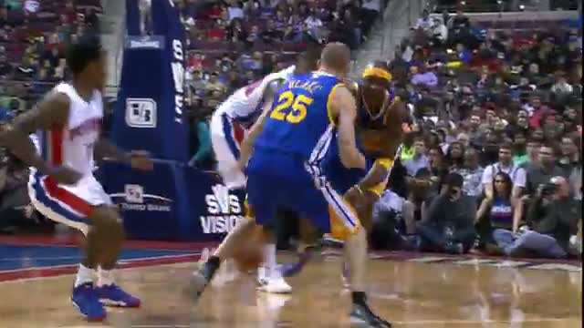 Watch NBA: Brandon Jennings Goes Behind the Back to Greg Monroe for the Jam Video