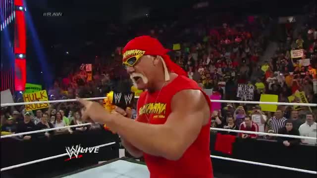 Watch The immortal Hulk Hogan returns to Monday Night Raw: WWE Raw, Feb. 24, 2014 Video Video