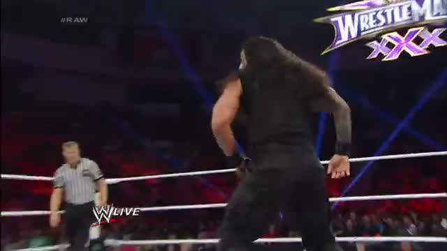 Watch Roman Reigns vs. Bray Wyatt: WWE Raw, Feb. 24, 2014 Video