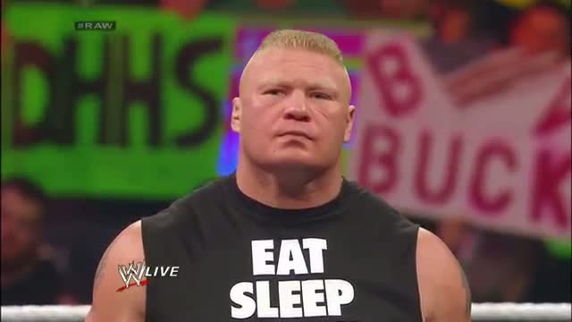 Watch Paul Heyman discusses who should face Brock Lesnar at WrestleMania 30: WWE Raw, Feb. 24, 2014 Video