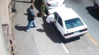 Watch CCTV Captures A Would Be Thief Getting Instant Justice Video