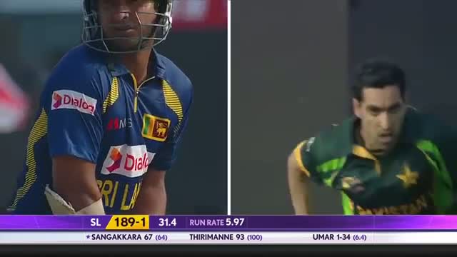 Watch Umar Gul removes Kusal Perera and Kumar Sangakkara (Asia Cup 2014 - 1st ODI, Pak vs SL) Video