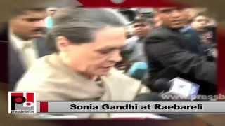 Watch Sonia Gandhi interacts with women, local people in Raebareli Video