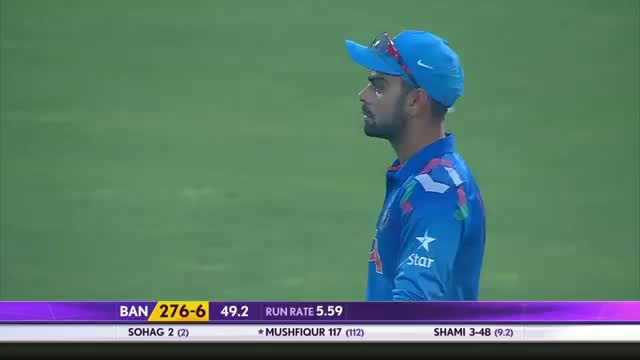 Watch Mohammad Shami captures 4 Bangladeshi wickets (Asia Cup 2014 - 2nd ODI, Ban vs Ind) Video