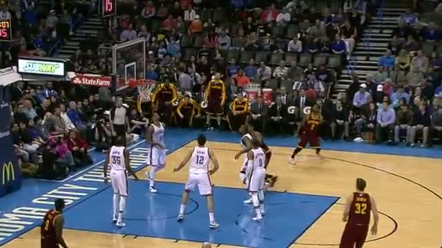 Watch NBA: Kyrie Irving's Vicious Crossover Puts Sefolosha on the Floor Video