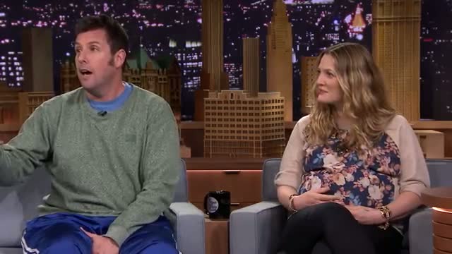 Watch Adam Sandler Has a Black Eye and Drew Barrymore Has Another Girl Video