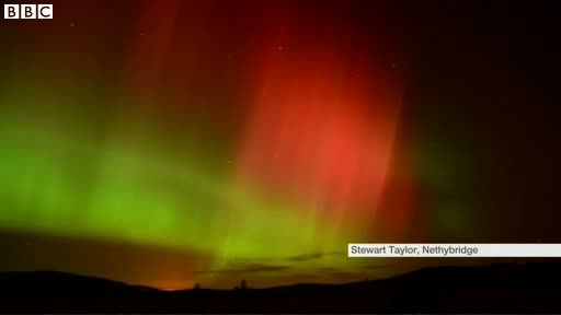 Watch UK Northern Lights 'spectacular' Video