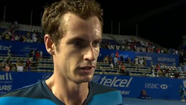 Watch Acapulco 2014 Wednesday Interview Murray Video