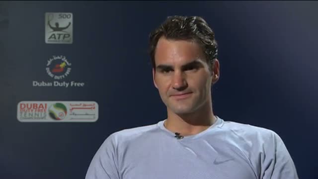 Watch Dubai 2014 Thursday Interview Federer Video