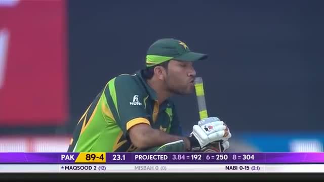 Watch Funny run out of Misbah ul Haq "MUST WATCH" (Asia Cup 2014 - 3rd ODI, Afg vs Pak) Video