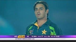 Watch Saeed Ajmal gets 2 wickets (Asia Cup 2014 - 3rd ODI, Afg vs Pak) Video