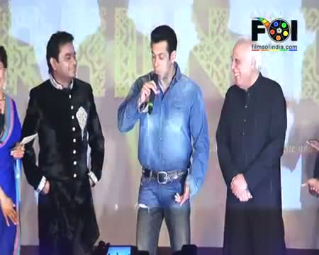Watch Salman Khan Launches A.R Rahman's New Album Video