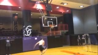 Watch NBA: Kevin Love Trick-Shot Dunk in Practice Video