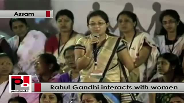 Watch Rahul Gandhi: If you give woman financial support that will be a very powerful thing Video