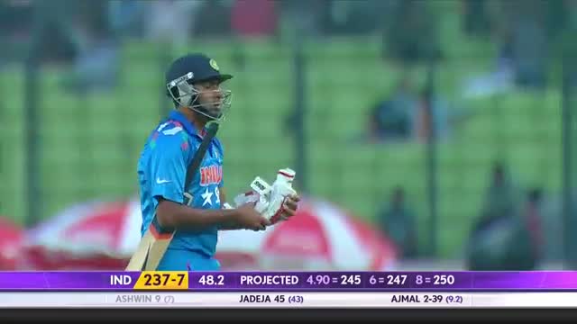 Watch Saeed Ajmal's 3 wicket against India (Asia Cup 2014 - 6th ODI, Ind vs Pak) Video