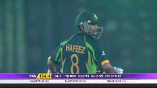 Watch Mohammad Hafeez scores 2nd half century against India (Asia Cup 2014 - 6th ODI, Ind vs Pak) Video
