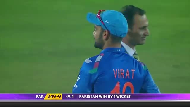 Watch Winning moments of Pakistan (Asia Cup 2014 - 6th ODI, Ind vs Pak) Video