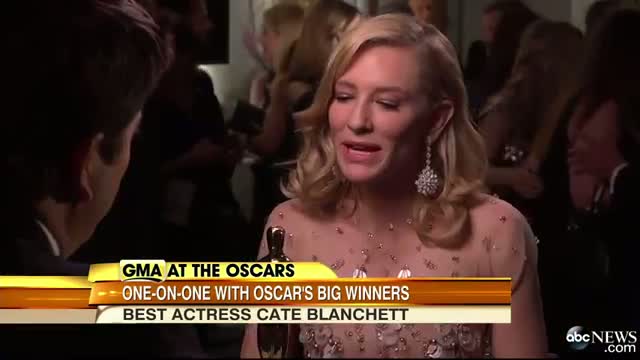 Watch Best Actress Winner Cate Blanchett: 'You Never Expect This to Happen' Video