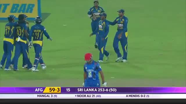 Watch Afghanistan vs Sri Lanka: 7th ODI, Wickets Highlights (Asia Cup 2014) Video