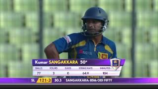 Watch KC Sangakkara's 85th ODI Fifty (Asia Cup 2014 - 7th ODI, Afg vs SL) Video