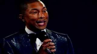Watch Pharrell Happy Live Performance HD Despicable Me 2 Soundtrack Oscars 2014 Oscar Awards Video Video