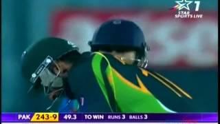 Watch Last over Pakistan Innings - Pakistan vs India Asia Cup 2nd March 2014 Video