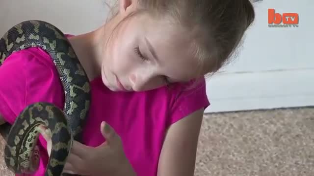 Watch 9-Year-Old Snake Handler Krista Guarino Video