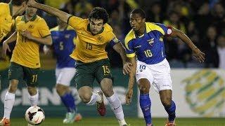 Watch Australia 3-4 Ecuador Amistoso Internacional 2014 Video