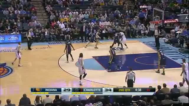 Watch NBA: Al Jefferson Scores 34 to Lead the Bobcats Over the Pacers Video