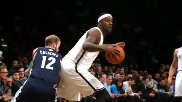 Watch NBA: Andray Blatche's Razzle-Dazzle Euro-Step and Finger Roll Video