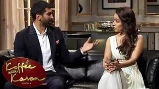 Watch Aditya Roy Kapur CONFESSES love for Shraddha Kapoor on Koffee With Karan 9th March 2014 episode Video