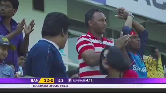 Watch Anamul Haque at good batting form in the series (Asia Cup 2014 - 10th ODI, Ban vs SL) Video