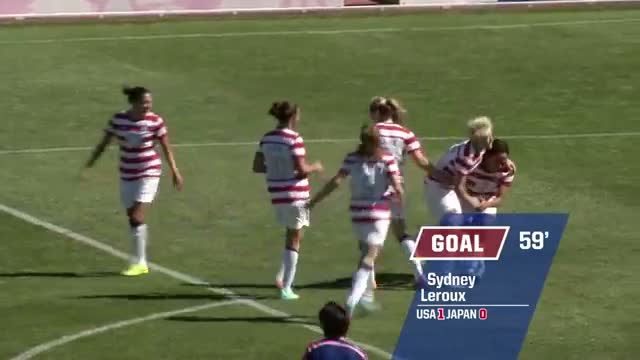 Watch WNT vs. Japan: Sydney Leroux Goal - March 5, 2014 Video