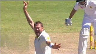 Watch Ryan Harris claimed 100th Test wicket (South Africa vs Australia - 3rd Test) Video