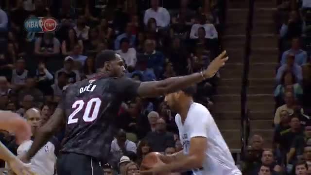 Watch NBA: Tim Duncan Leads the Spurs Over the Heat in a Finals Rematch Video
