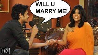 Watch Ekta Kapoor PROPOSED For Marriage On Comedy Nights With Kapil - Ragini MMS 2 Promotions Video