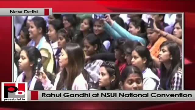 Watch Rahul Gandhi addresses at NSUI National Convention,Talkatora (New Delhi) Video