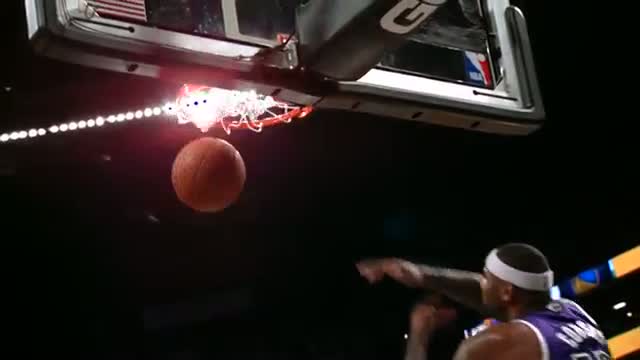 Watch NBA: A Duo of Damaging Dunks from DeMarcus Cousins in Phantom Slow-Mo Video