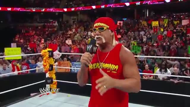 Watch Hulk Hogan announces The Andre the Giant Memorial Battle Royal: WWE Raw, March 10, 2014 Video