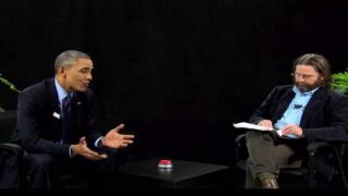 Watch Scott Aukerman of Ã¢â‚¬ËœBetween Two FernsÃ¢â‚¬â„¢ on How They Got President Obama to Play Along Video