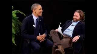Watch President Obama Appears on Zach Galifianakis 'Between Two Ferns'!!! Video