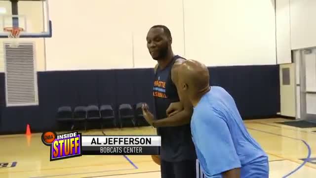 Watch NBA: Al Jefferson Takes Dennis Scott In the Paint on NBA Inside Stuff Video
