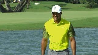 Watch Tiger Woods 91-foot birdie leads Shots of the Week Video