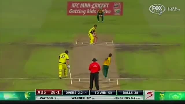Watch South Africa vs Australia 2nd T20 12th March 2014 Highlights Video