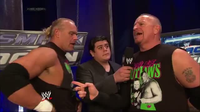 Watch WWE: Ricardo interviews the New Age Outlaws Video