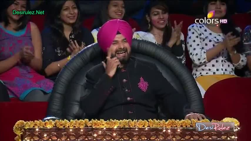 Watch Comedy Nights with Kapil - Remo Dsouza, Terence Lewis, Nikiten Dheer, Mouni Roy and Kailash Kher - Holi Sepcial - 15th March 2014 - Part 1/7 Video