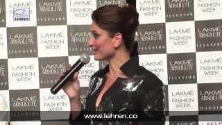 Watch Lakme Fashion Week - Kareena Kapoor At The Grand Finale Video