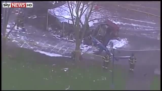 Watch KOMO TV News Helicopter Crashes Downtown Seattle, 2 Dead at Scene Video